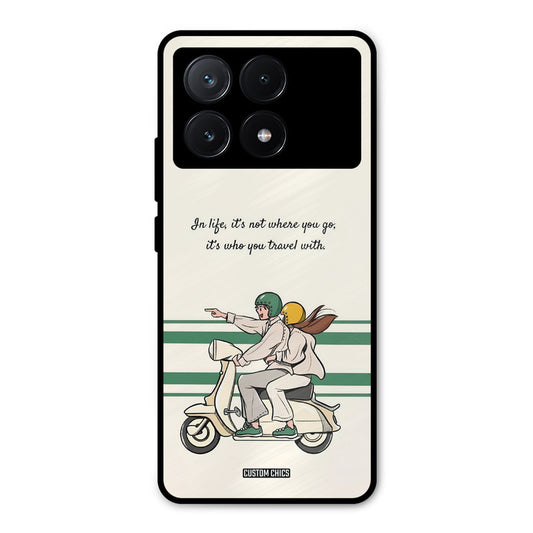 Travel Partner Poco X6 Pro Mobile Back Cover - Cute PrintShield Case