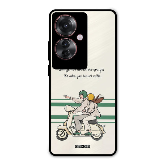 Travel Partner Oppo F25 Pro Mobile Back Cover - Cute PrintShield Case
