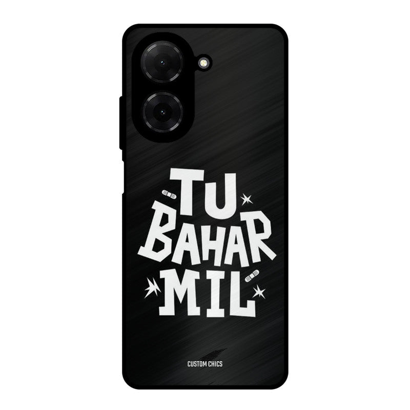 Tu Bahar Mil Poco C71 Mobile Back Cover - Typography PrintShield Case