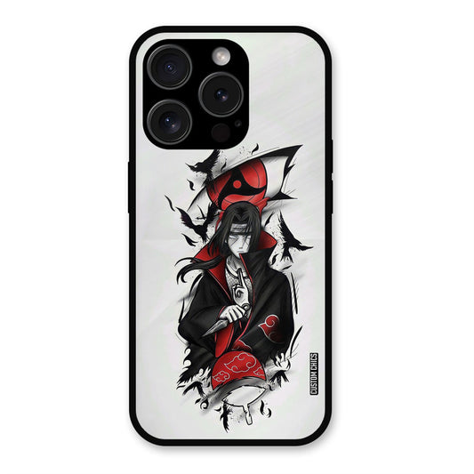 Uchiha Itachi iPhone 15 Pro Mobile Back Cover - Anime PrintShield Case