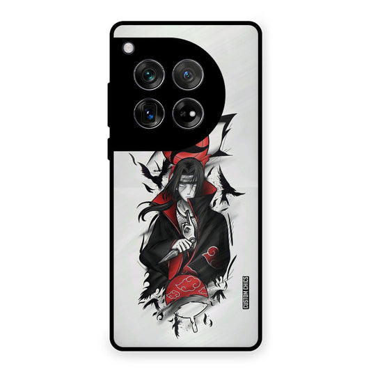 Uchiha Itachi OnePlus 12 Mobile Back Cover - Anime PrintShield Case