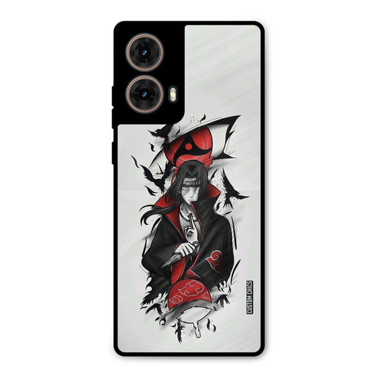 Uchiha Itachi Moto G85 Mobile Back Cover - Anime PrintShield Case