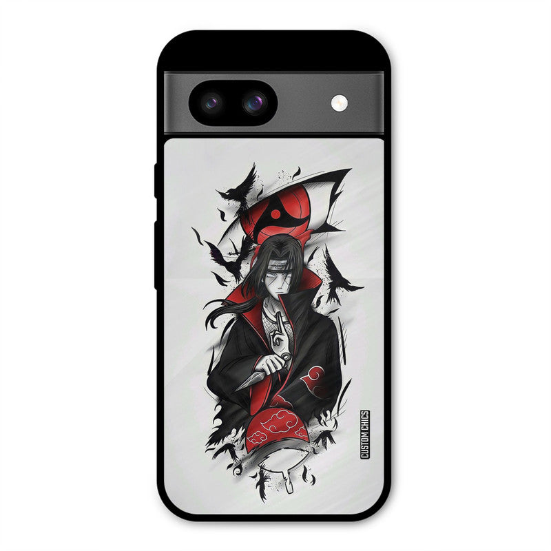Uchiha Itachi Google Pixel 8a Mobile Back Cover - Anime PrintShield Case