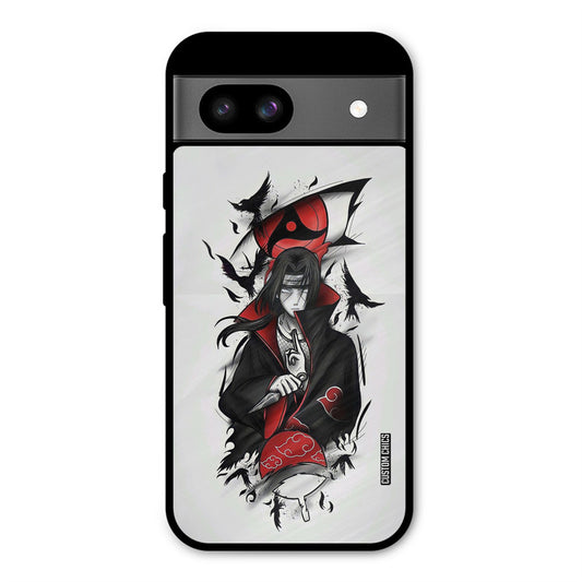 Uchiha Itachi Google Pixel 8a Mobile Back Cover - Anime PrintShield Case