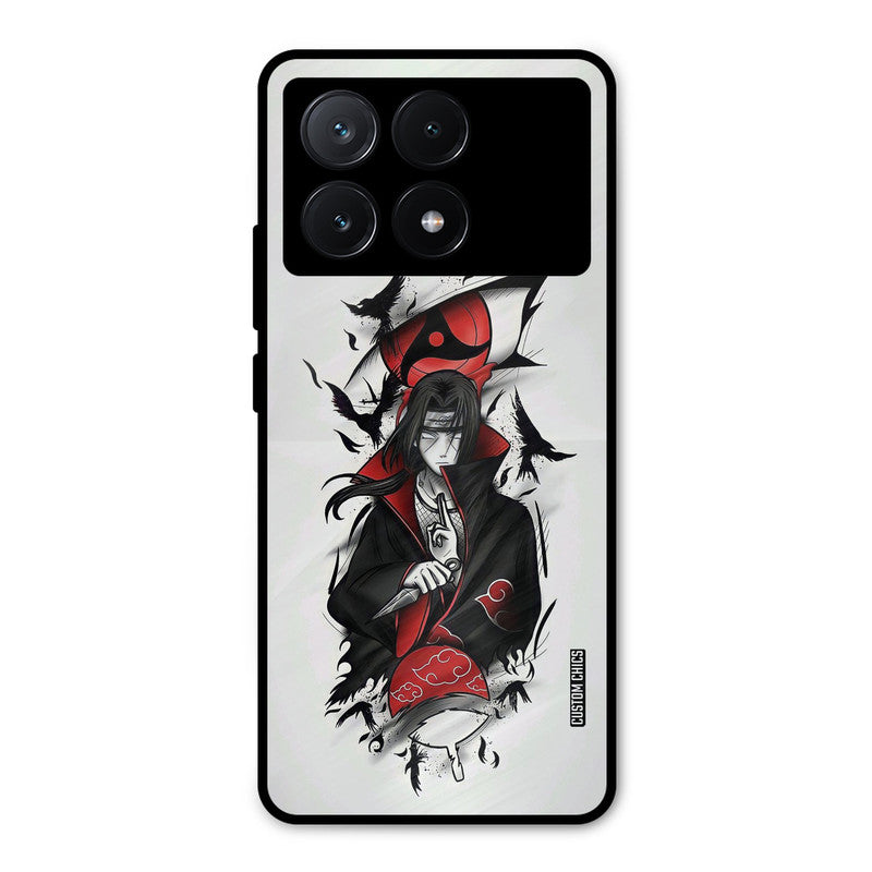 Uchiha Itachi Poco X6 Pro Mobile Back Cover - Anime PrintShield Case