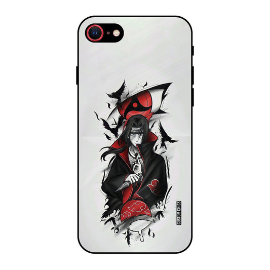 Uchiha Itachi iPhone SE 2020 Mobile Back Cover - Anime PrintShield Case