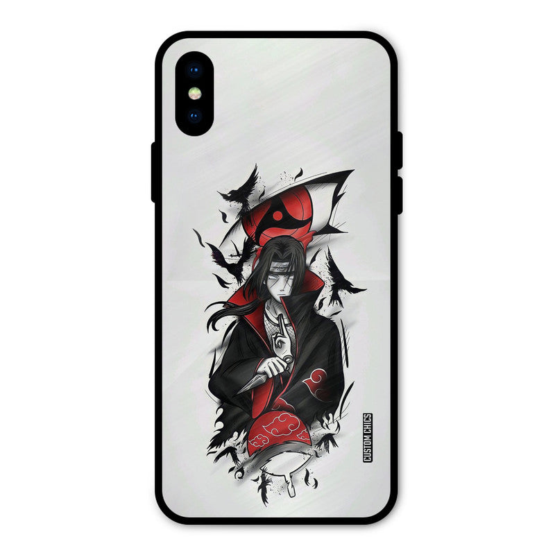 Uchiha Itachi iPhone X Mobile Back Cover - Anime PrintShield Case