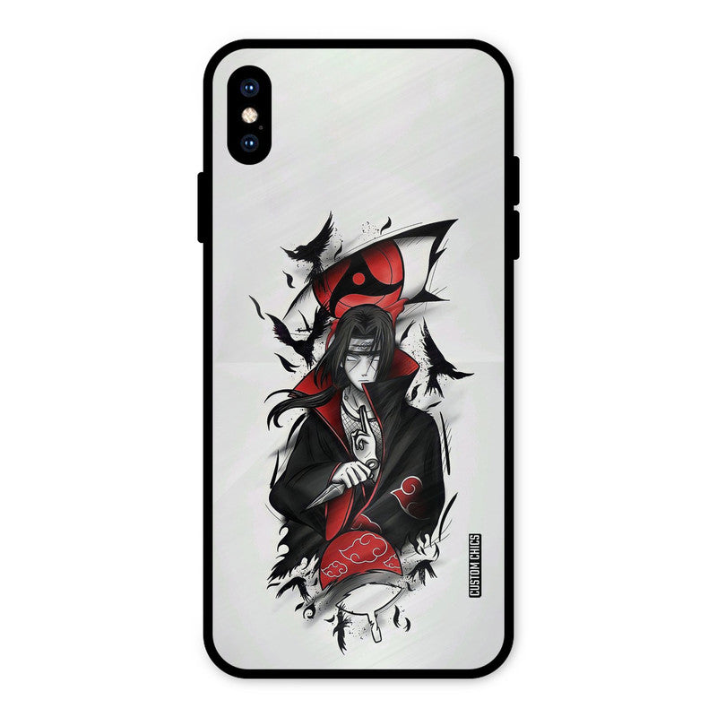 Uchiha Itachi iPhone XS Max Mobile Back Cover - Anime PrintShield Case