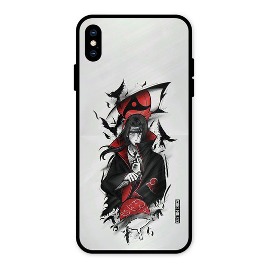 Uchiha Itachi iPhone XS Max Mobile Back Cover - Anime PrintShield Case