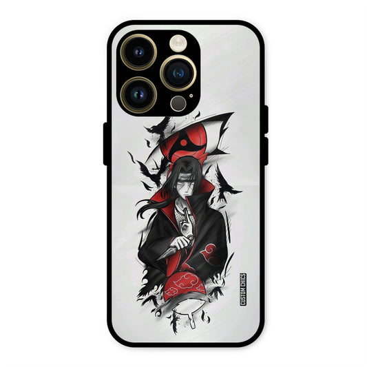 Uchiha Itachi iPhone 14 Pro Mobile Back Cover - Anime PrintShield Case