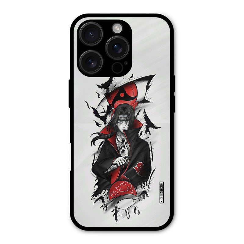 Uchiha Itachi iPhone 16 Pro Max Mobile Back Cover - Anime PrintShield Case