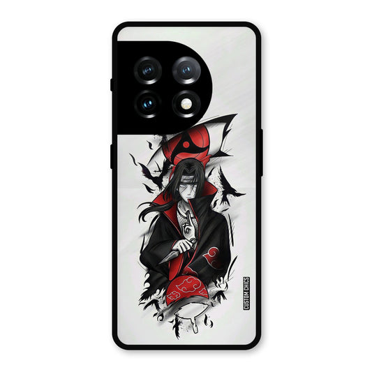 Uchiha Itachi OnePlus 11 Mobile Back Cover - Anime PrintShield Case