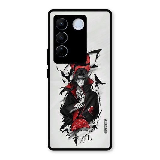 Uchiha Itachi Vivo V27 Pro Mobile Back Cover - Anime PrintShield Case