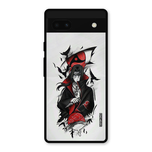 Uchiha Itachi Google Pixel 6a Mobile Back Cover - Anime PrintShield Case