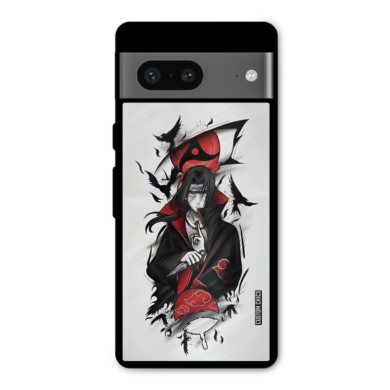 Uchiha Itachi Google Pixel 7 Mobile Back Cover - Anime PrintShield Case