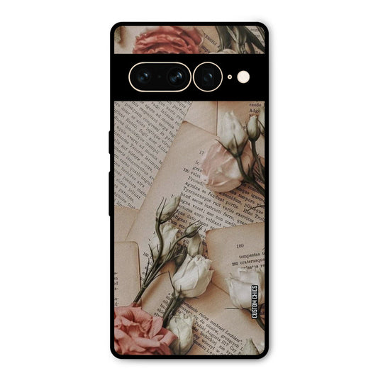 VIntage Flower Google Pixel 7 Pro Mobile Back Cover - Aesthetic PrintShield Case