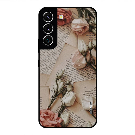 VIntage Flower Samsung Galaxy S22 Mobile Back Cover - Aesthetic PrintShield Case