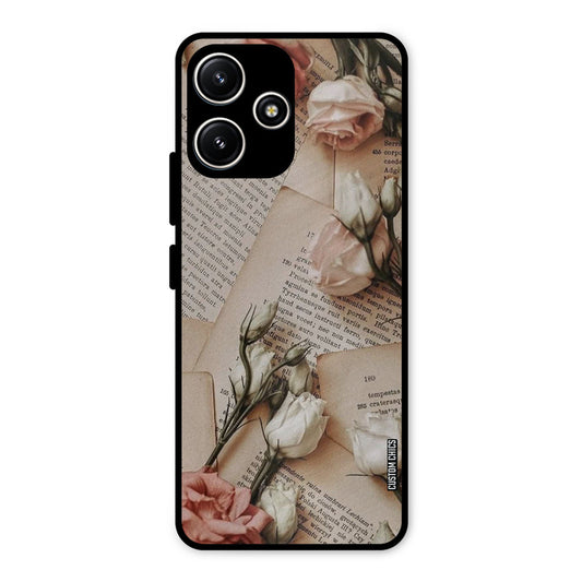 VIntage Flower Redmi 12 5G Mobile Back Cover - Aesthetic PrintShield Case