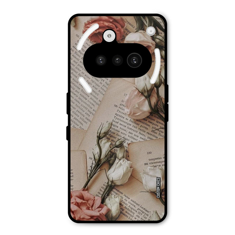 VIntage Flower Nothing Phone 3A Mobile Back Cover - Aesthetic PrintShield Case