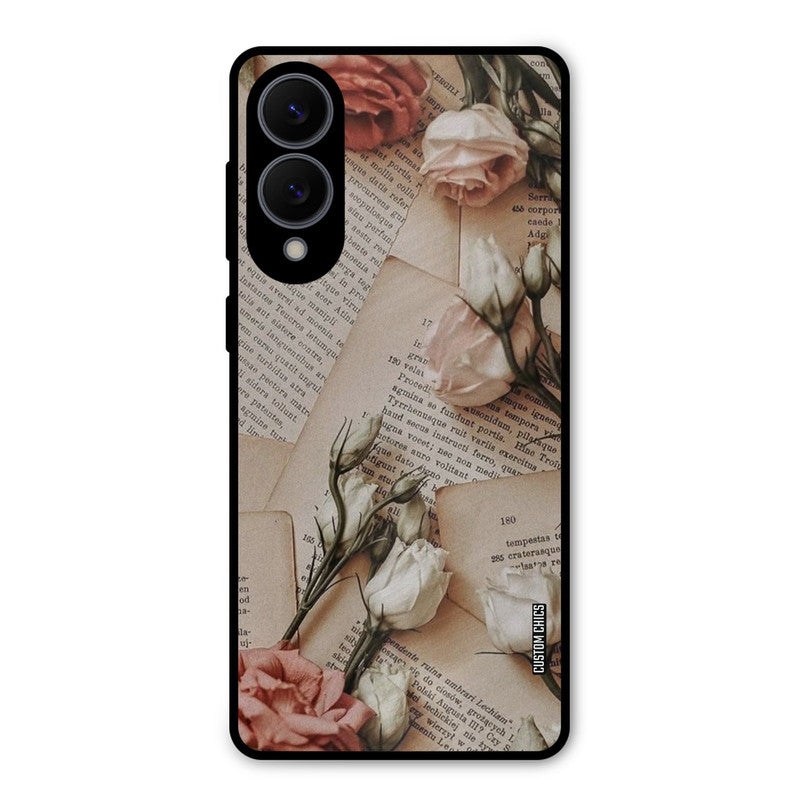 VIntage Flower Samsung Galaxy S25 Edge Mobile Back Cover - Aesthetic PrintShield Case