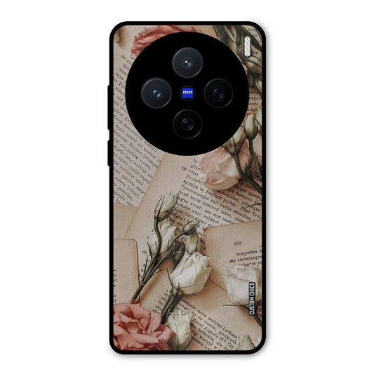 VIntage Flower Vivo X200 Mobile Back Cover - Aesthetic PrintShield Case