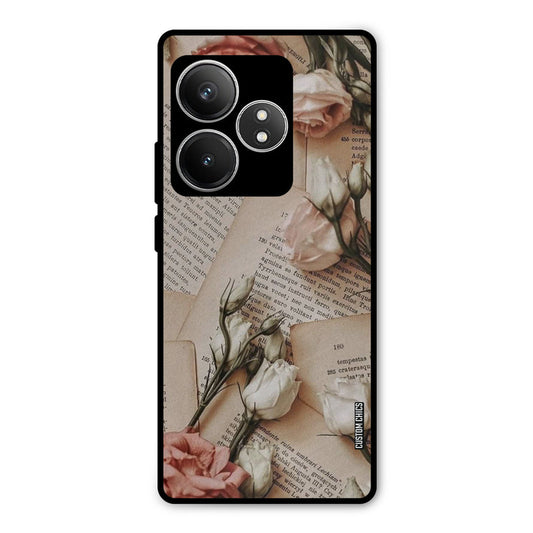 VIntage Flower Realme GT 6T Mobile Back Cover - Aesthetic PrintShield Case