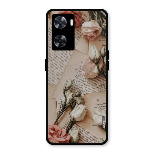 VIntage Flower Oppo A57 2022 Mobile Back Cover - Aesthetic PrintShield Case