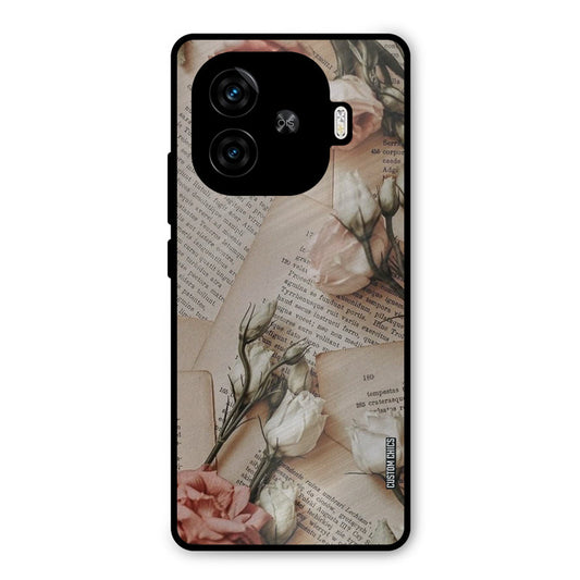 VIntage Flower iQoo Z9 Turbo Mobile Back Cover - Aesthetic PrintShield Case