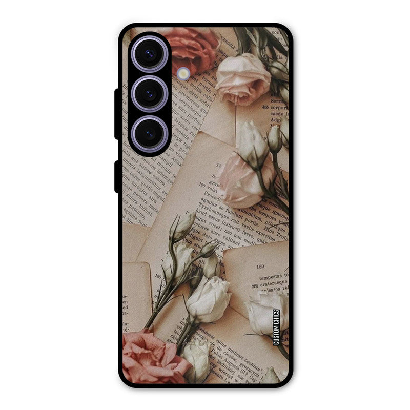 VIntage Flower Samsung Galaxy S24 Mobile Back Cover - Aesthetic PrintShield Case
