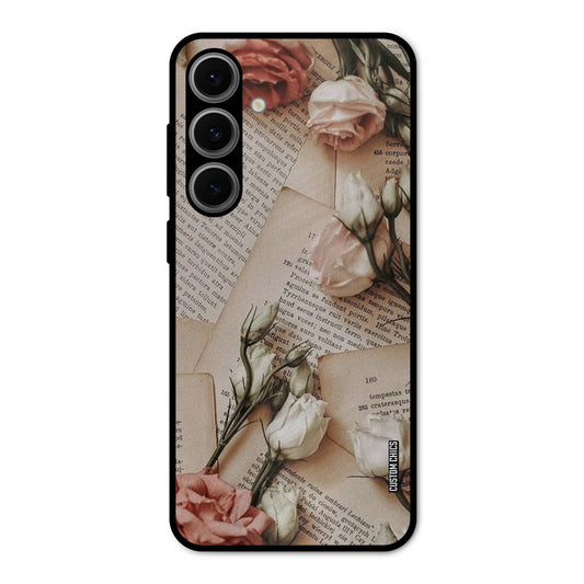 VIntage Flower Samsung Galaxy S24 FE Mobile Back Cover - Aesthetic PrintShield Case