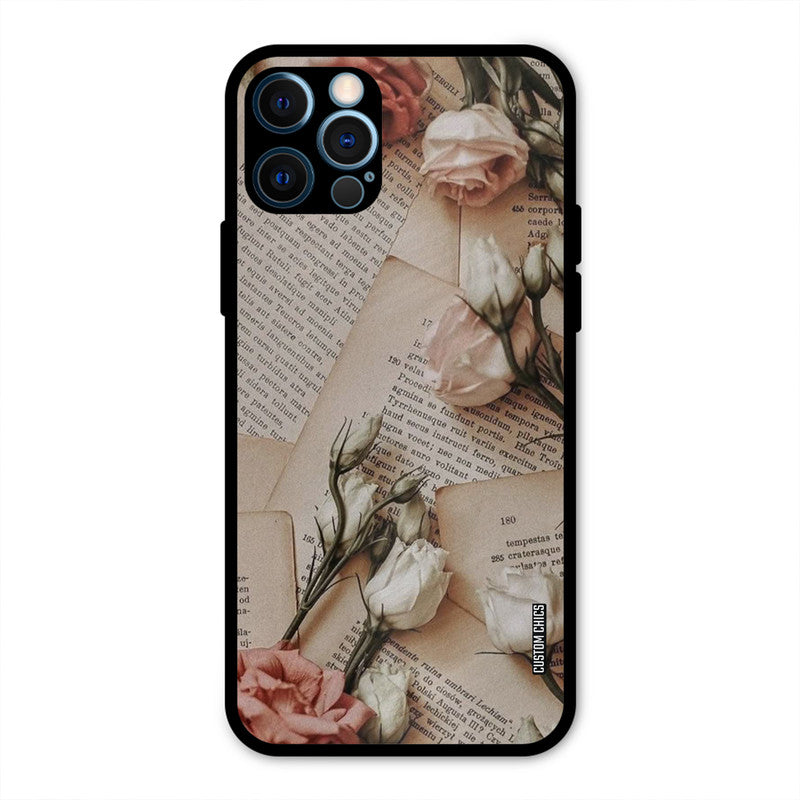 VIntage Flower IPhone 12 Pro Mobile Back Cover - Aesthetic PrintShield Case