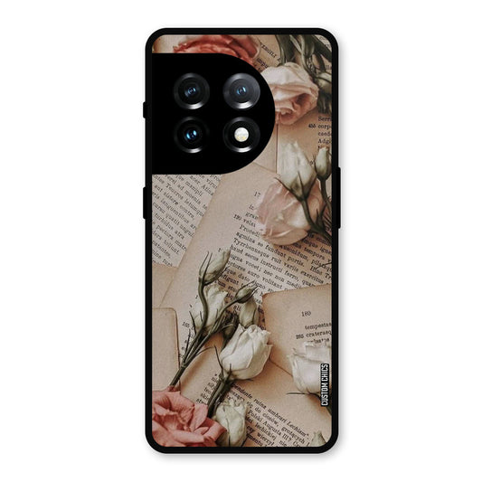 VIntage Flower OnePlus 11 Mobile Back Cover - Aesthetic PrintShield Case
