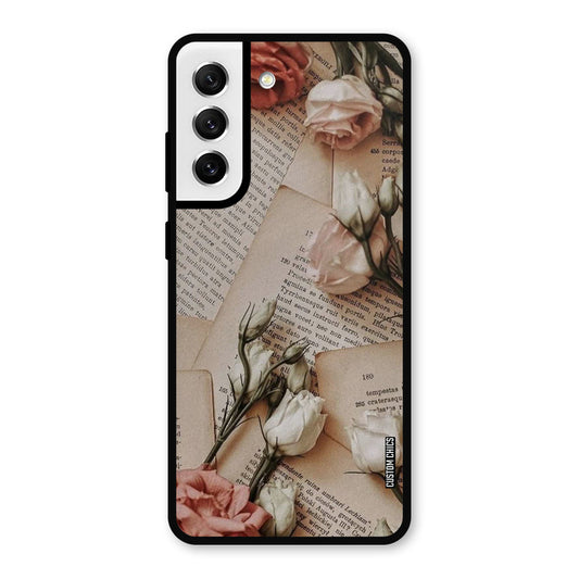 VIntage Flower Samsung Galaxy S21 FE 5G Mobile Back Cover - Aesthetic PrintShield Case