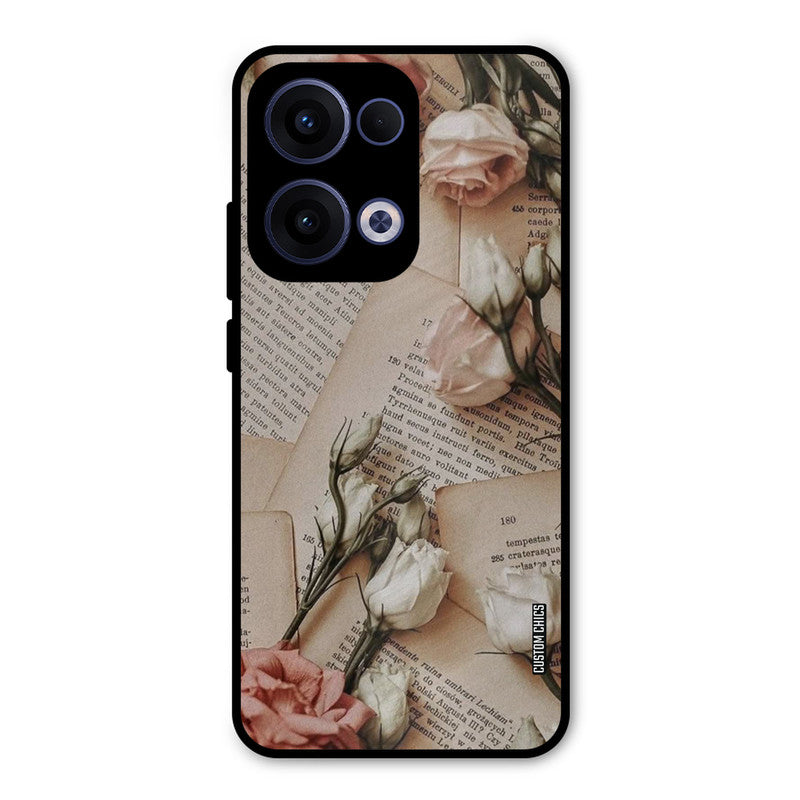 VIntage Flower Oppo Reno 13 5G Mobile Back Cover - Aesthetic PrintShield Case