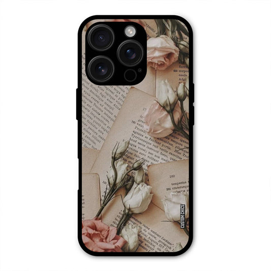 VIntage Flower iPhone 16 Pro Mobile Back Cover - Aesthetic PrintShield Case