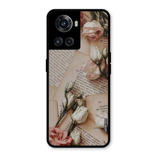 VIntage Flower OnePlus 10R Mobile Back Cover - Aesthetic PrintShield Case