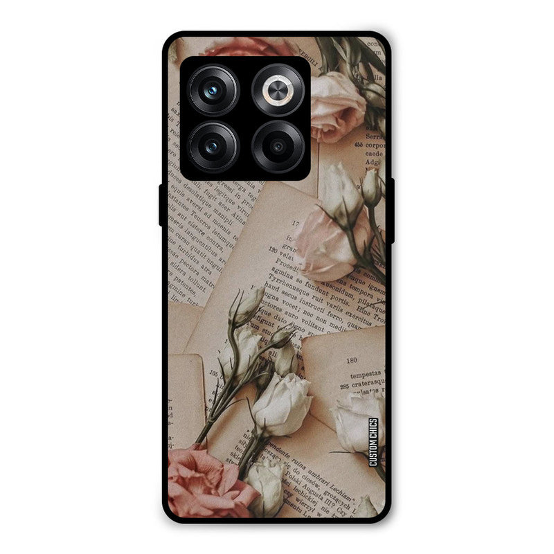 VIntage Flower Oneplus 10T Mobile Back Cover - Aesthetic PrintShield Case