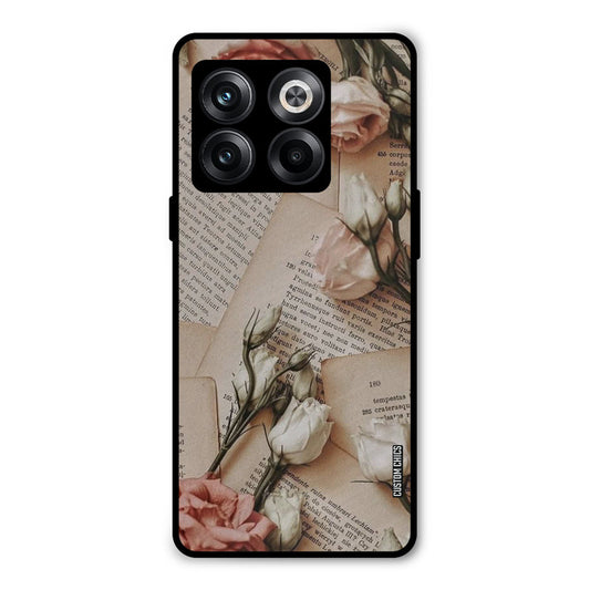 VIntage Flower Oneplus 10T Mobile Back Cover - Aesthetic PrintShield Case