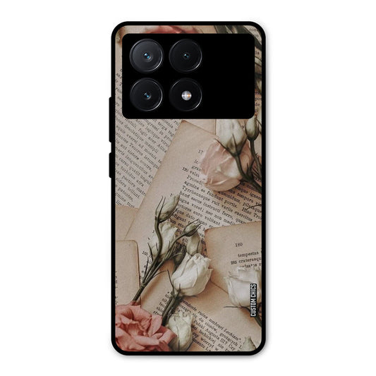 VIntage Flower Poco X6 Pro Mobile Back Cover - Aesthetic PrintShield Case