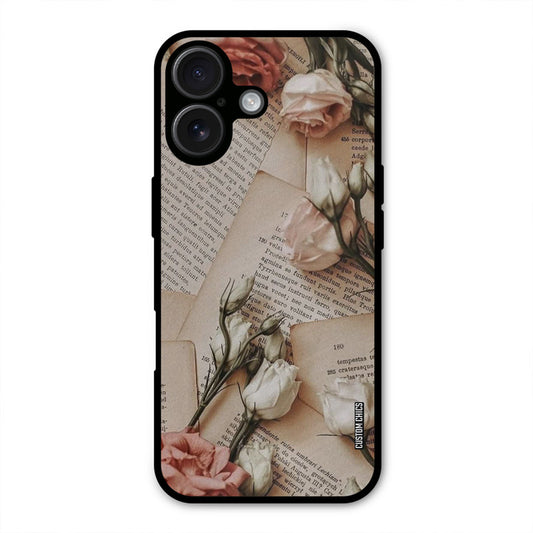 VIntage Flower iPhone 16 Plus Mobile Back Cover - Aesthetic PrintShield Case