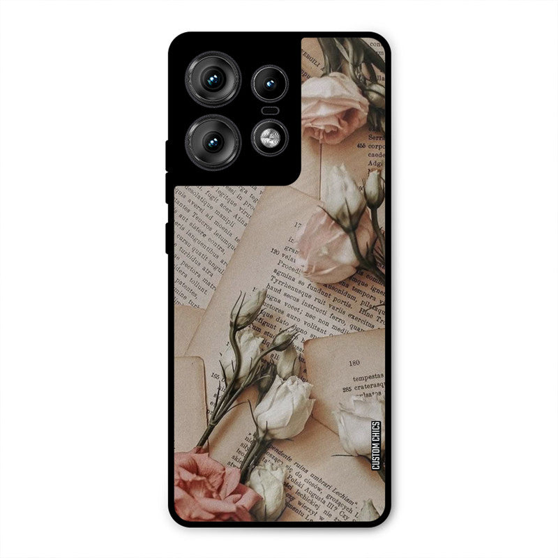 VIntage Flower Motorola Edge 50 Pro Mobile Back Cover - Aesthetic PrintShield Case
