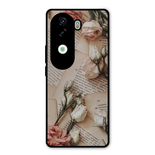 VIntage Flower Vivo V40e Mobile Back Cover - Aesthetic PrintShield Case
