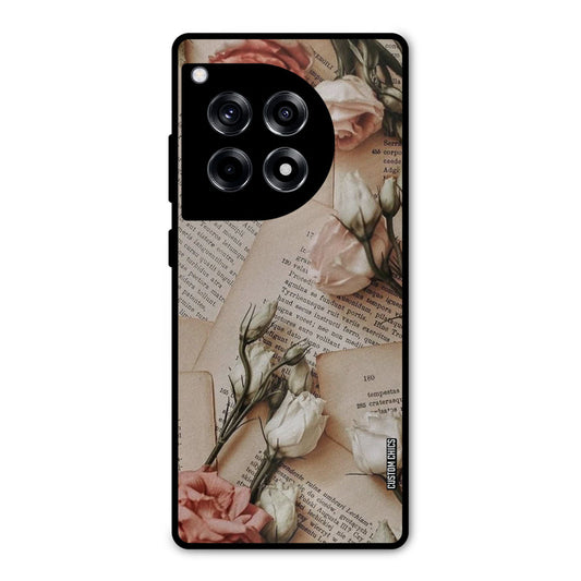 VIntage Flower OnePlus 12R Mobile Back Cover - Aesthetic PrintShield Case