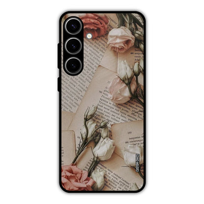 VIntage Flower Samsung Galaxy S24 Plus Mobile Back Cover - Aesthetic PrintShield Case