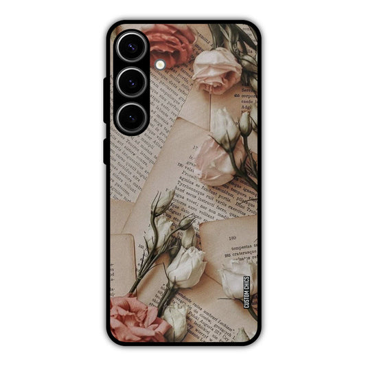 VIntage Flower Samsung Galaxy S24 Plus Mobile Back Cover - Aesthetic PrintShield Case