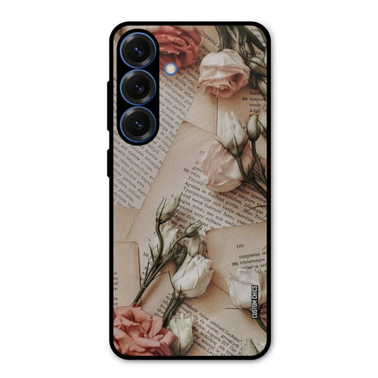 VIntage Flower Samsung Galaxy S25 Mobile Back Cover - Aesthetic PrintShield Case