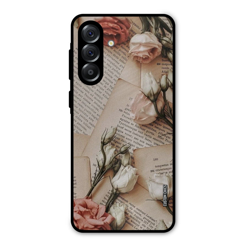 VIntage Flower Samsung Galaxy A56 5G Mobile Back Cover - Aesthetic PrintShield Case