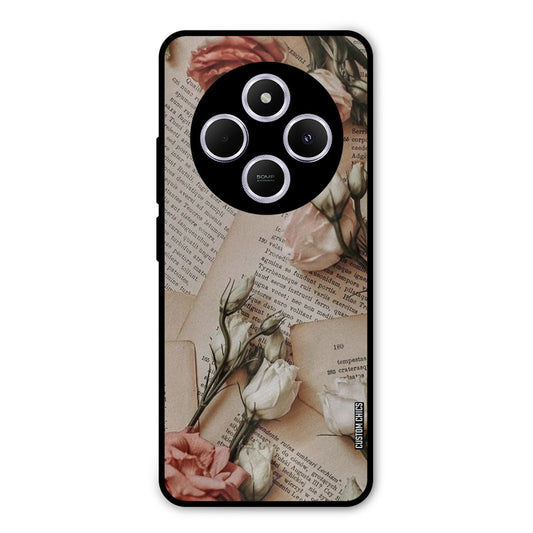 VIntage Flower Poco C75 Mobile Back Cover - Aesthetic PrintShield Case