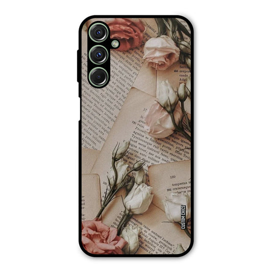 VIntage Flower Samsung Galaxy M34 Mobile Back Cover - Aesthetic PrintShield Case