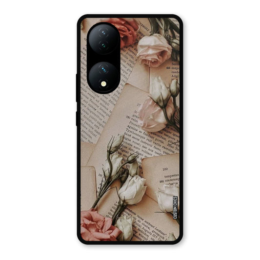 VIntage Flower Vivo Y100A Mobile Back Cover - Aesthetic PrintShield Case